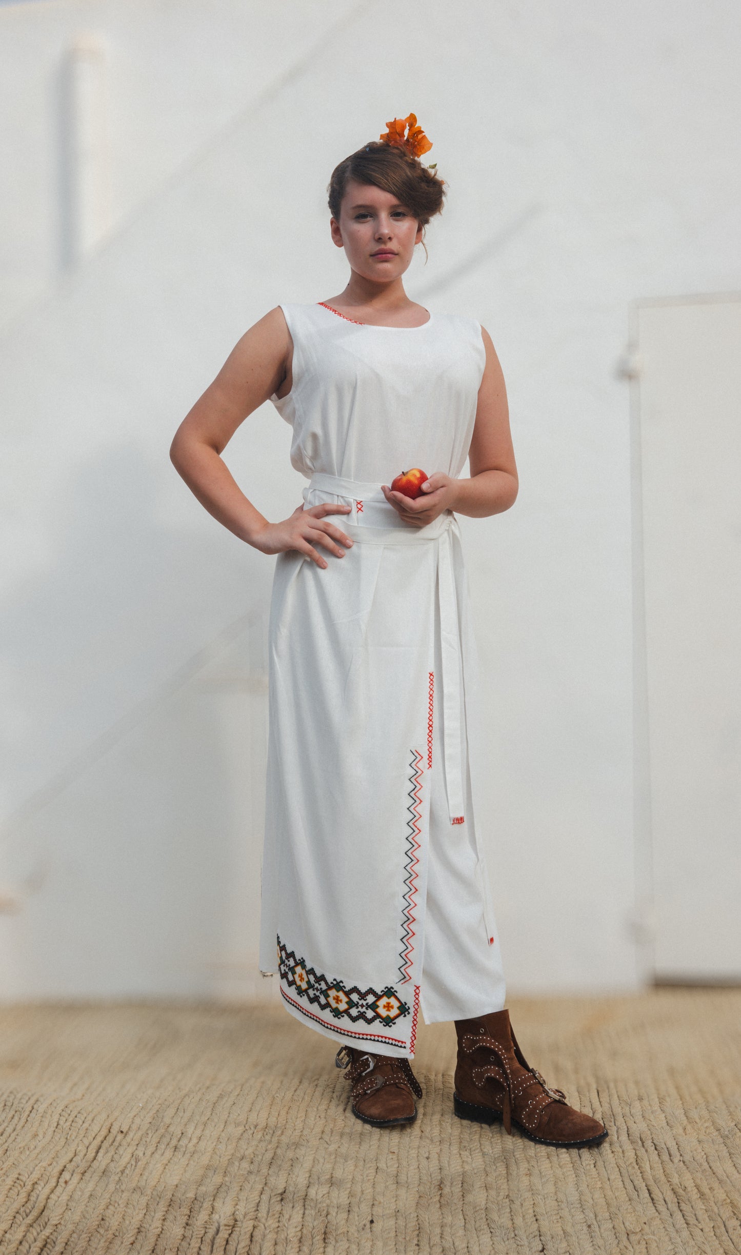 Unisex Linen Wrap Suit
