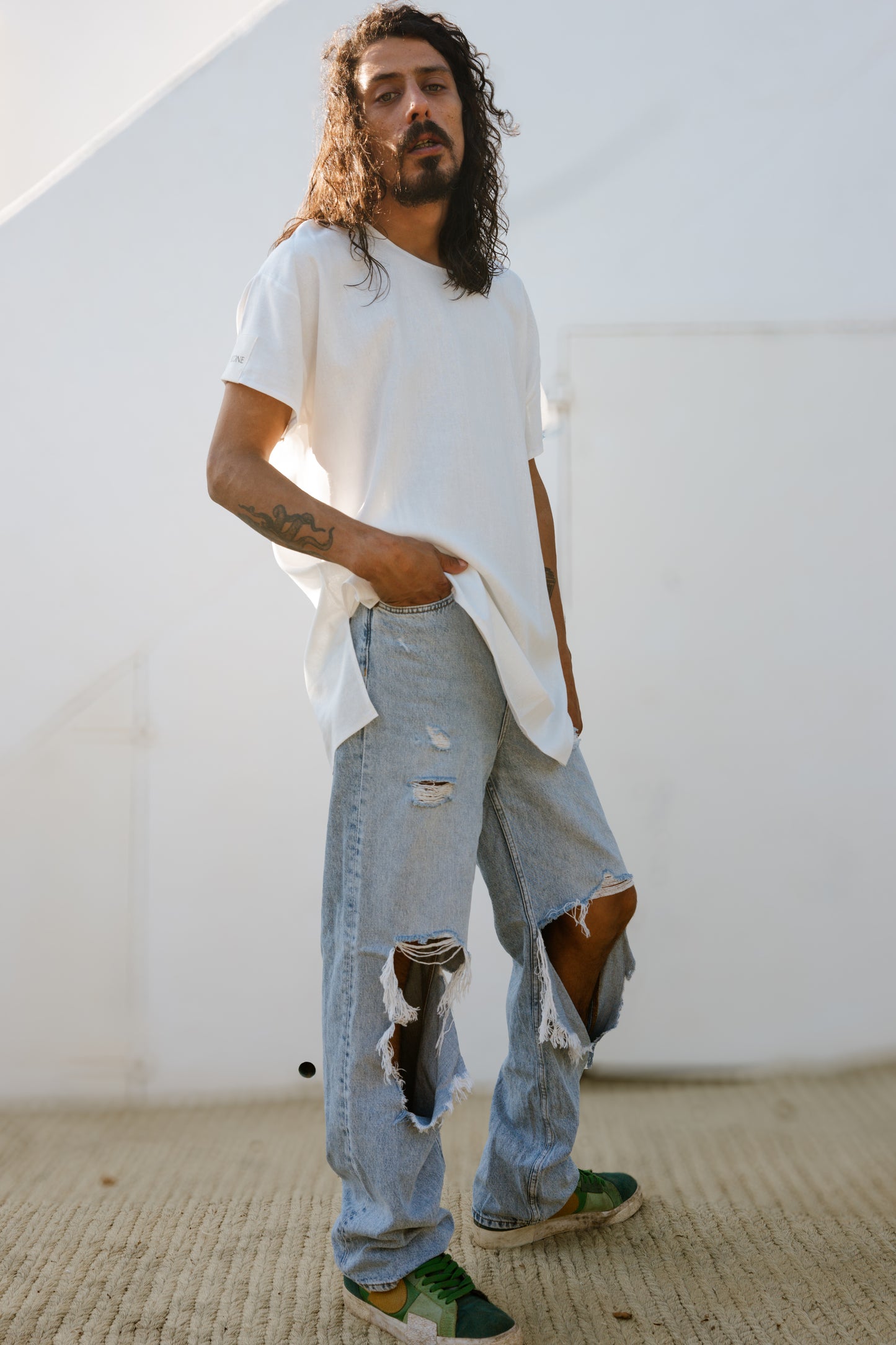 The Madonna Linen Tunic