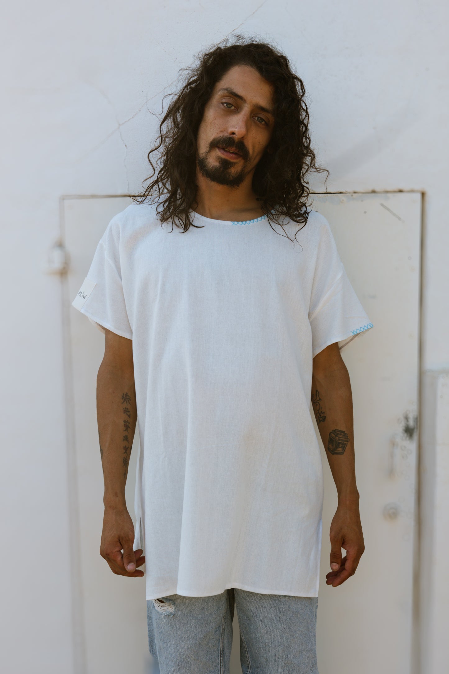 The Madonna Linen Tunic