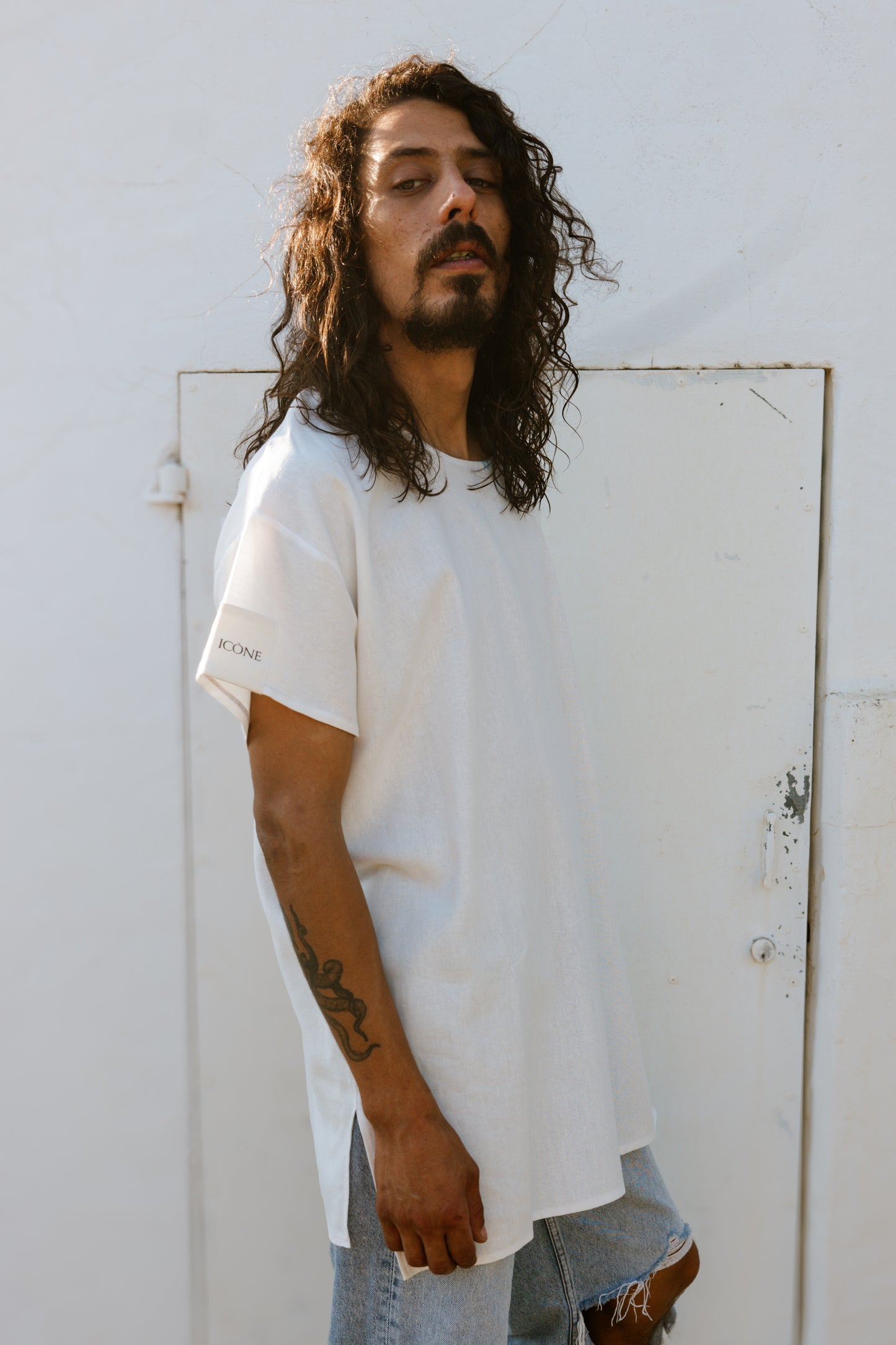 The Madonna Linen Tunic