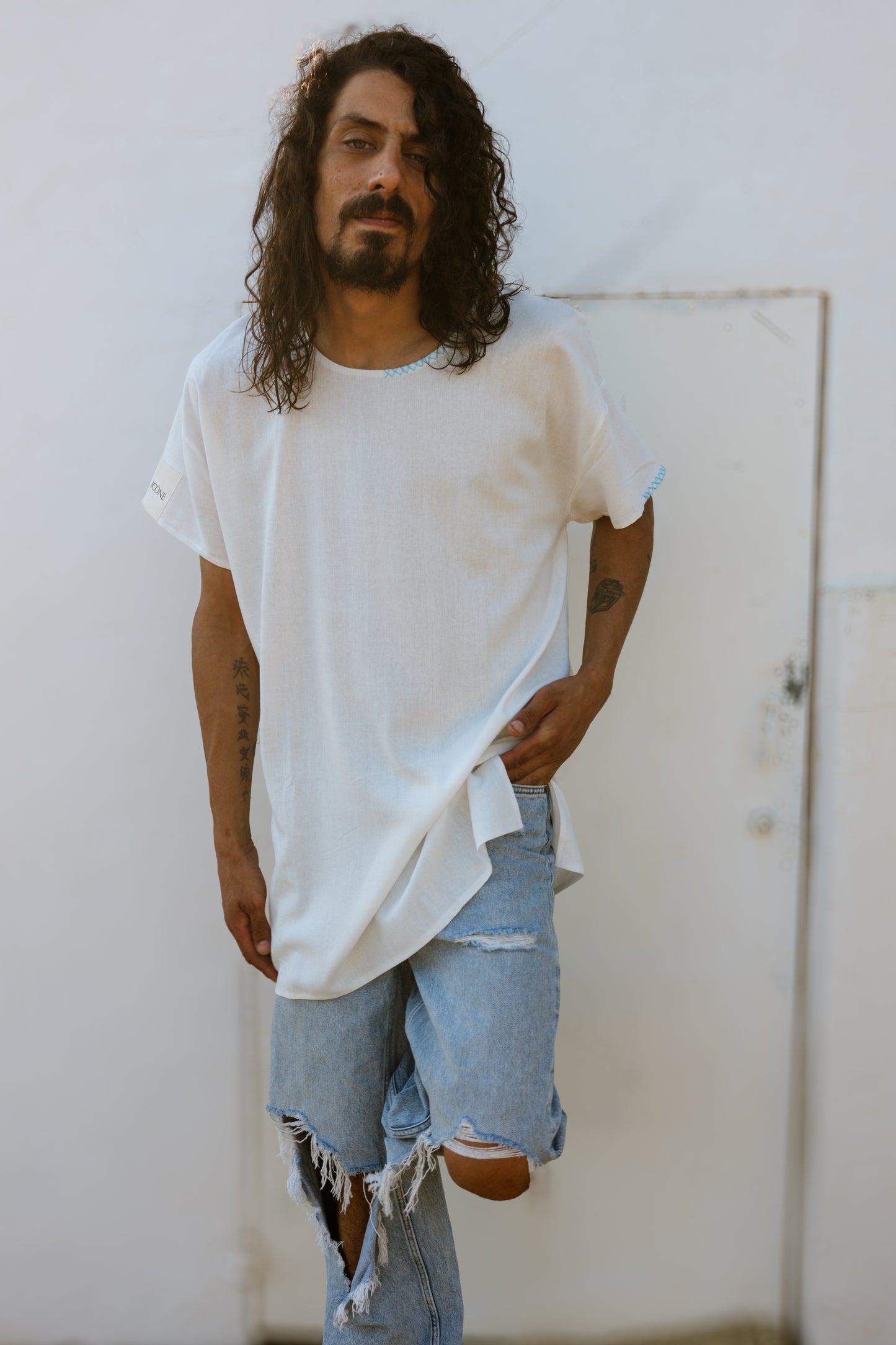 The Madonna Linen Tunic