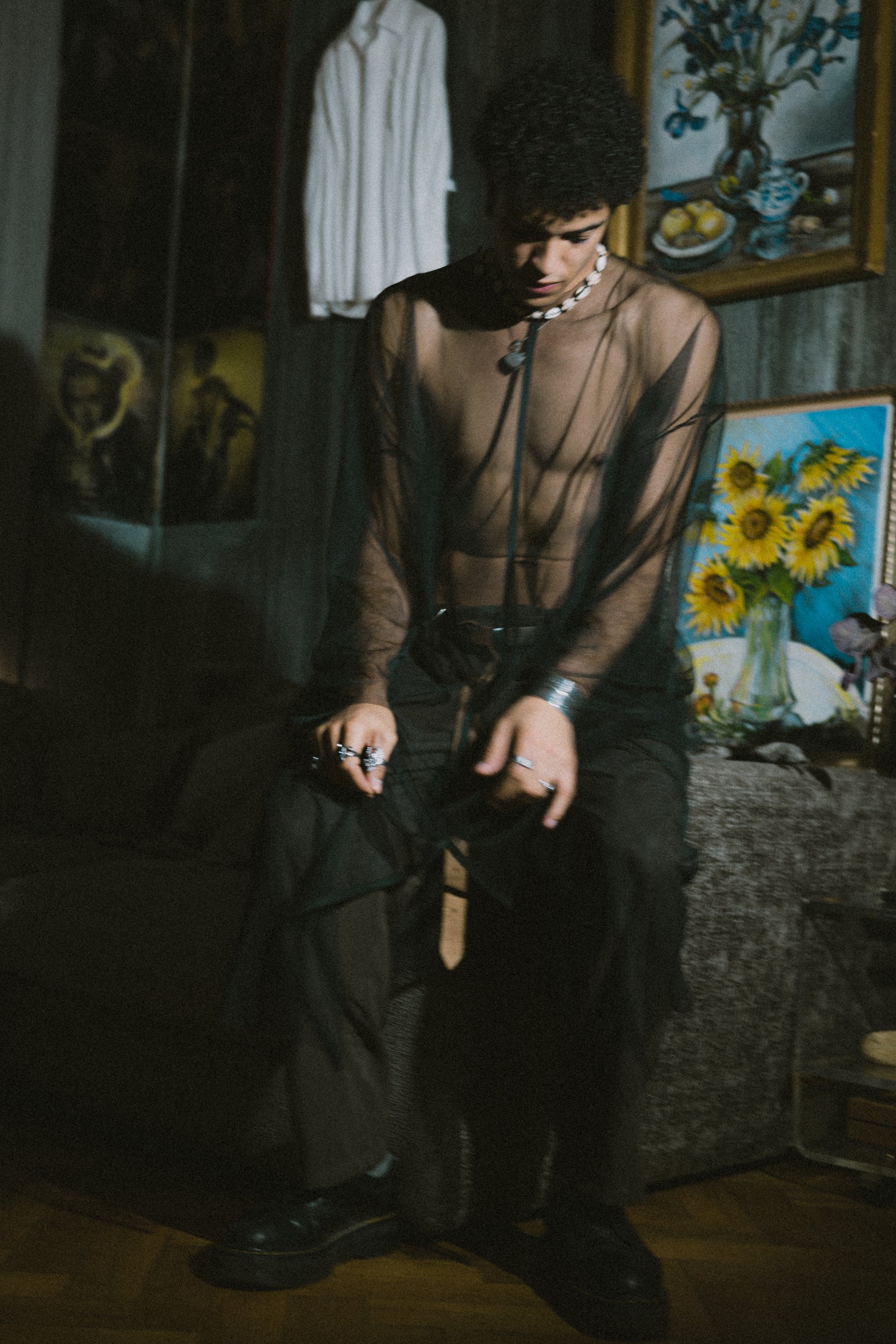 The Transparent LongSleeve Dress