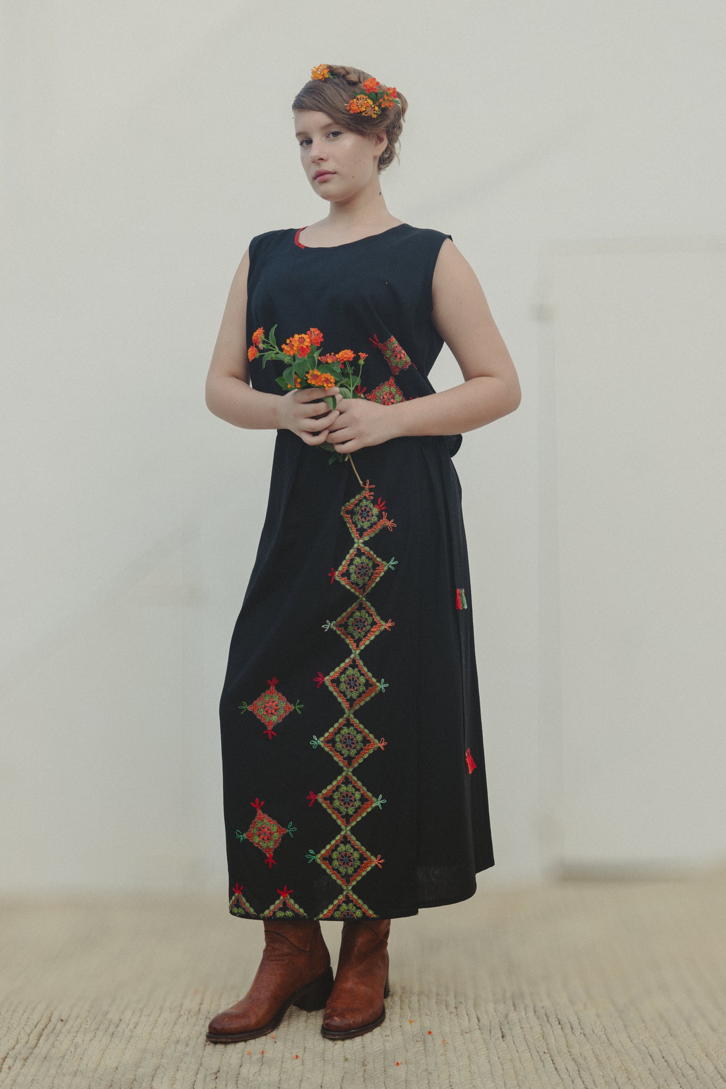 Unisex Linen Wrap Suit