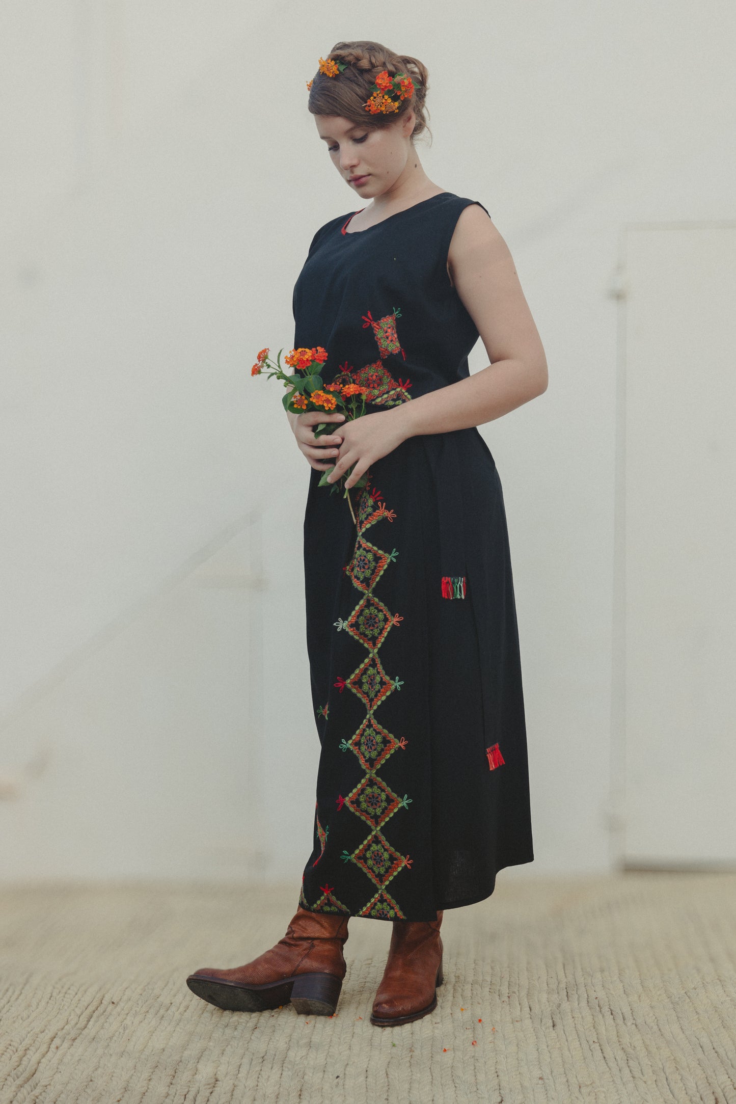 Unisex Linen Wrap Suit