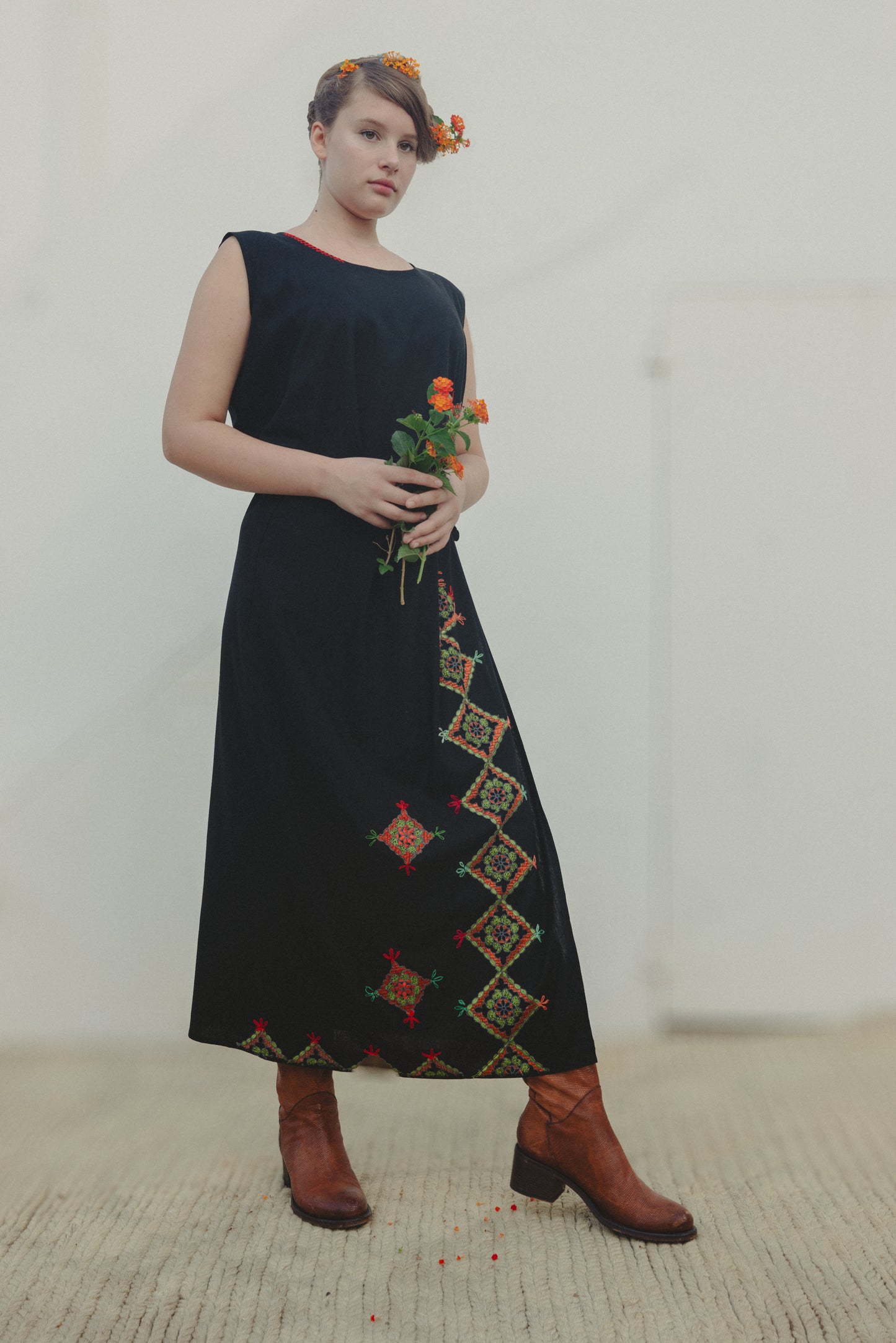 Unisex Linen Wrap Suit
