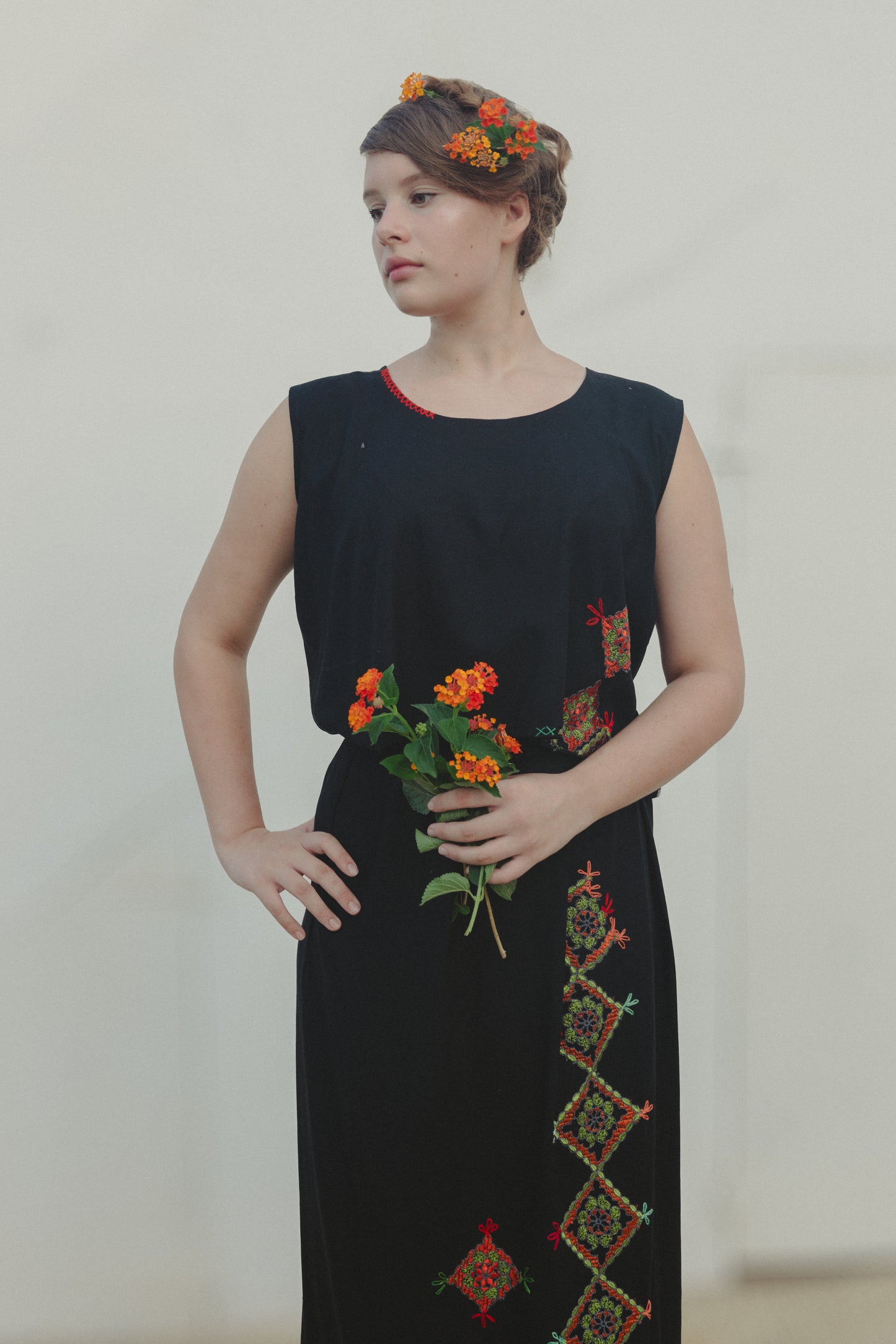 Unisex Linen Wrap Suit