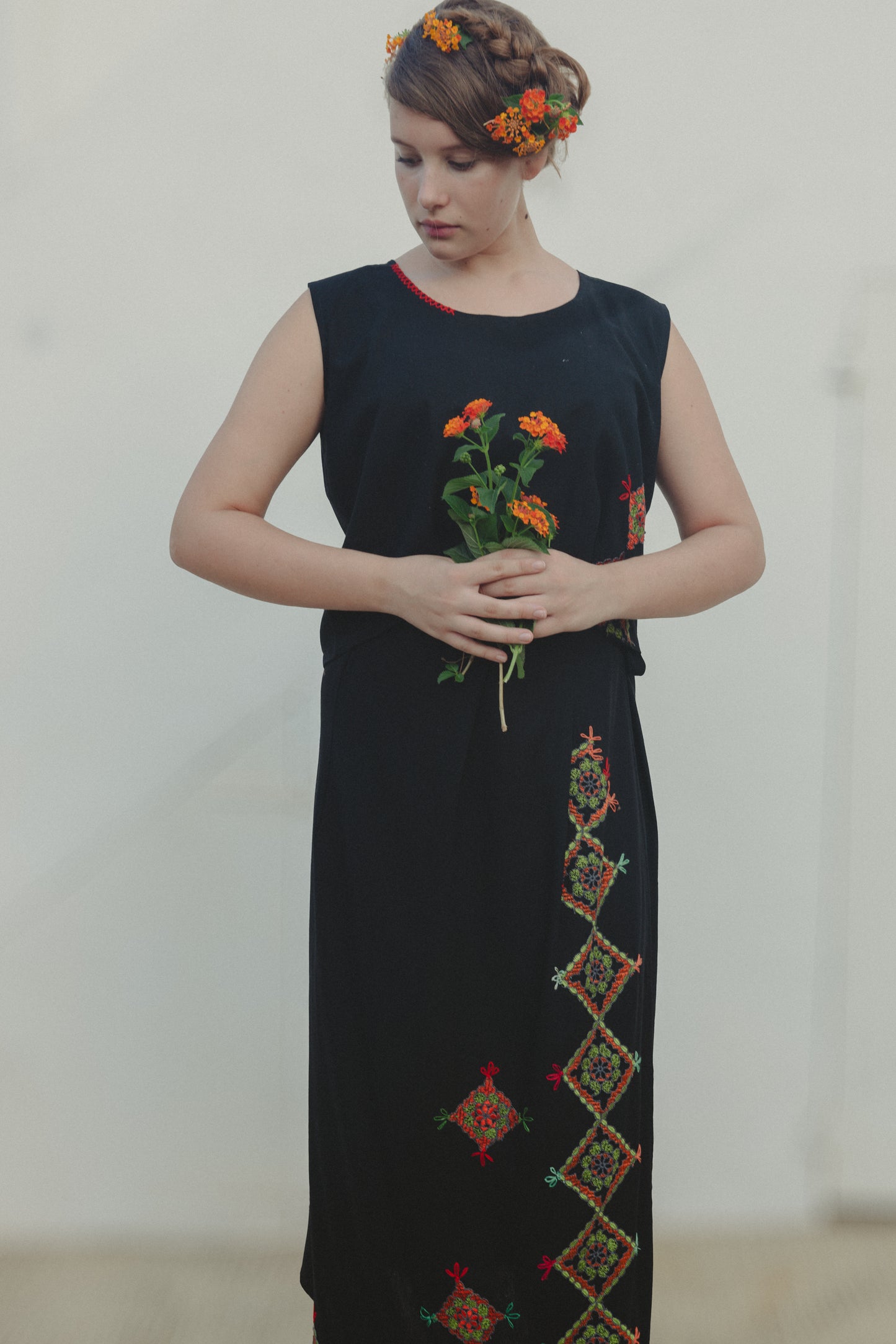 Unisex Linen Wrap Suit