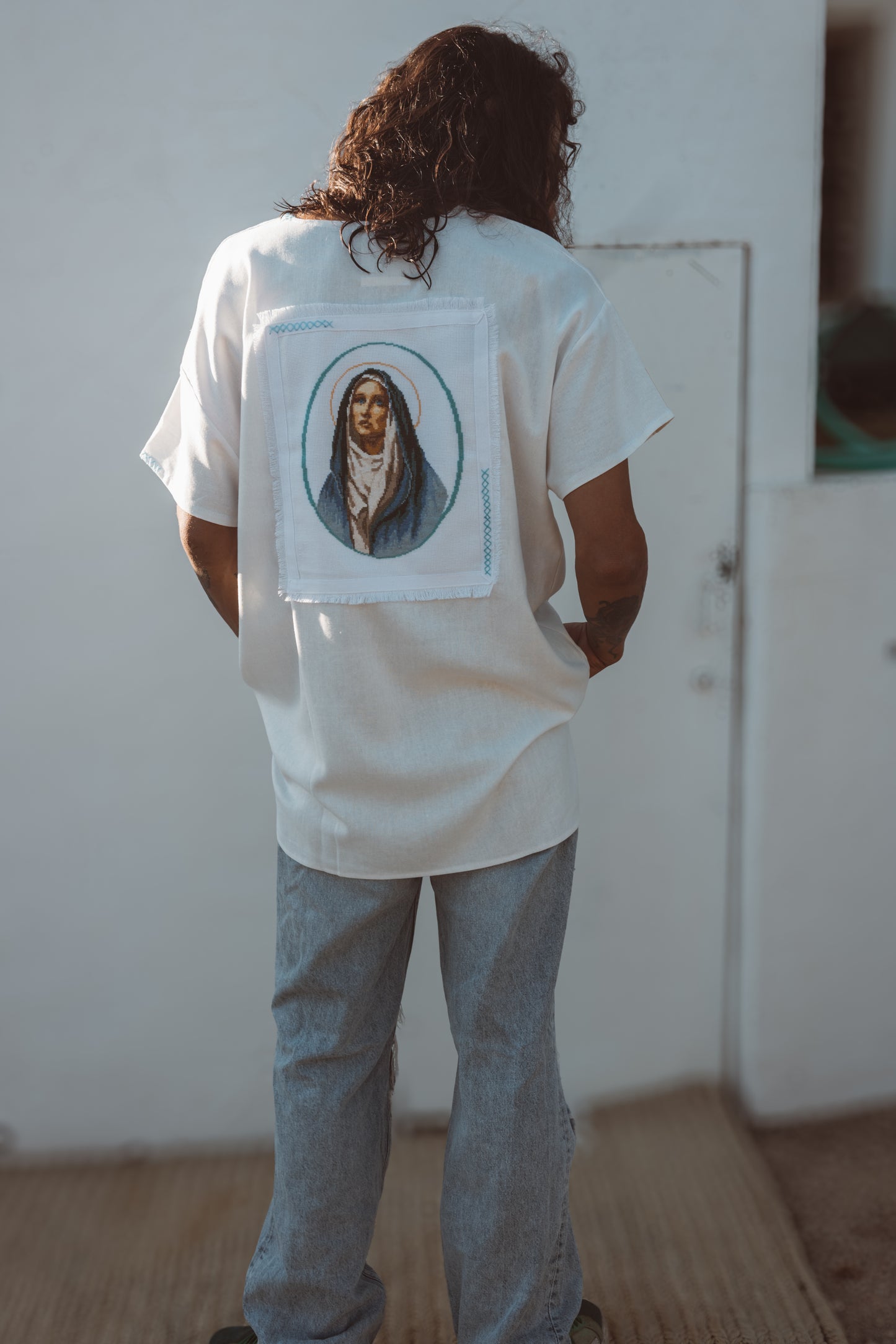 The Madonna Linen Tunic
