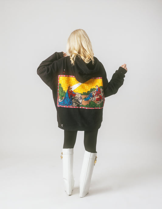 HOODED BK LARGE JESUS